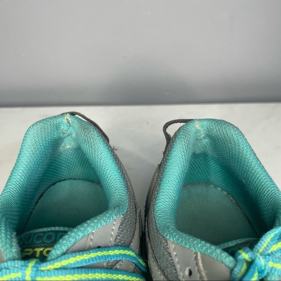 Saucony Raptor TR 2 Gray Green Lace Up Running Shoes Size 10.5 - Picture 7 of 8